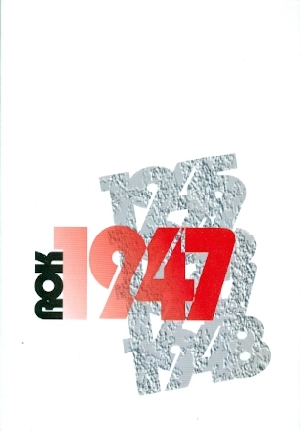 Rok 1947 Česká literatura, kultura a společnost v období 1945-1948 - kolektiv autorů