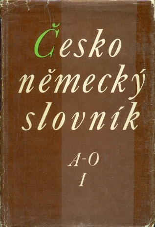 Česko - německý slovník I. A-O, II. P-Ž - Siebenschein Hugo a kol.