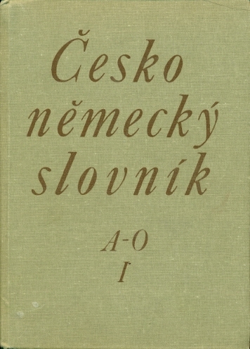 Česko-německý (I. A-O, II. P-Ž) a německo-český (I. A-L, II. M-Z) slovník - 4 sv. - Siebenschein Hugo a kol.