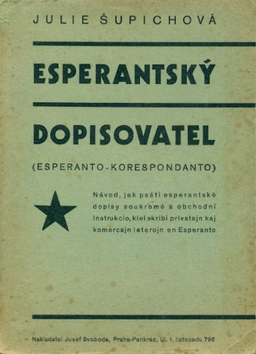 Esperantský dopisovatel - Šupichová Julie