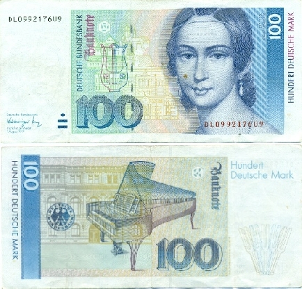 Německo - 100 marek - bankovka