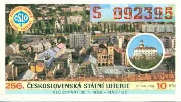 los 256. Československá státní loterie 1983 - los
